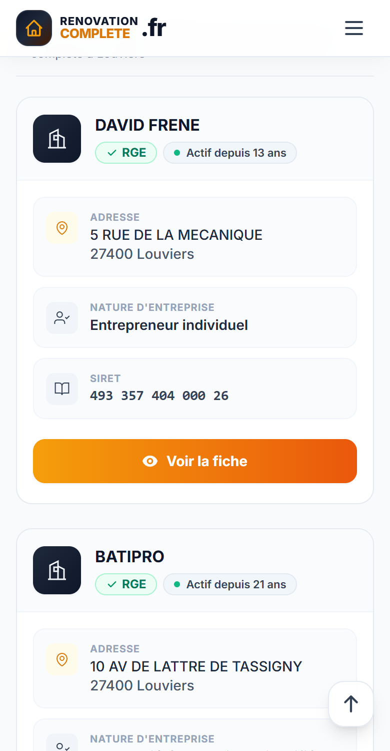 Capture mobile du classement avant formule Premium